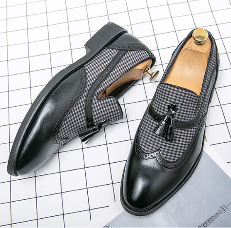 Men's British-style Business Casual Leather Shoes