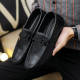 Casual Men's Solid Color Synthetic Leather Shoes