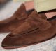 British Style Men's Shoes With Square Toe Suede