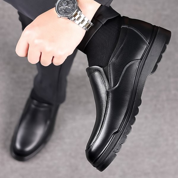 British Comfortable Soft Bottom Casual Men Genuine Leather Shoes