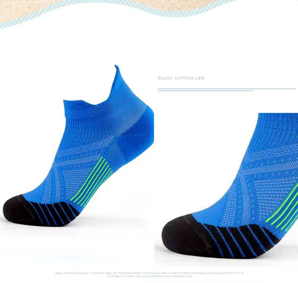Sports Compression High Elastic Nylon Color Matching Soccer Socks