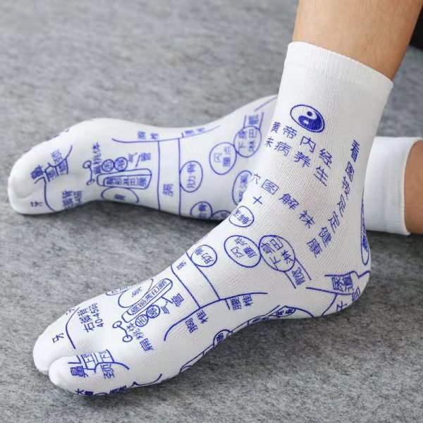 Hole Socks Cotton Sweat-absorbent Mid-calf Length Same Style